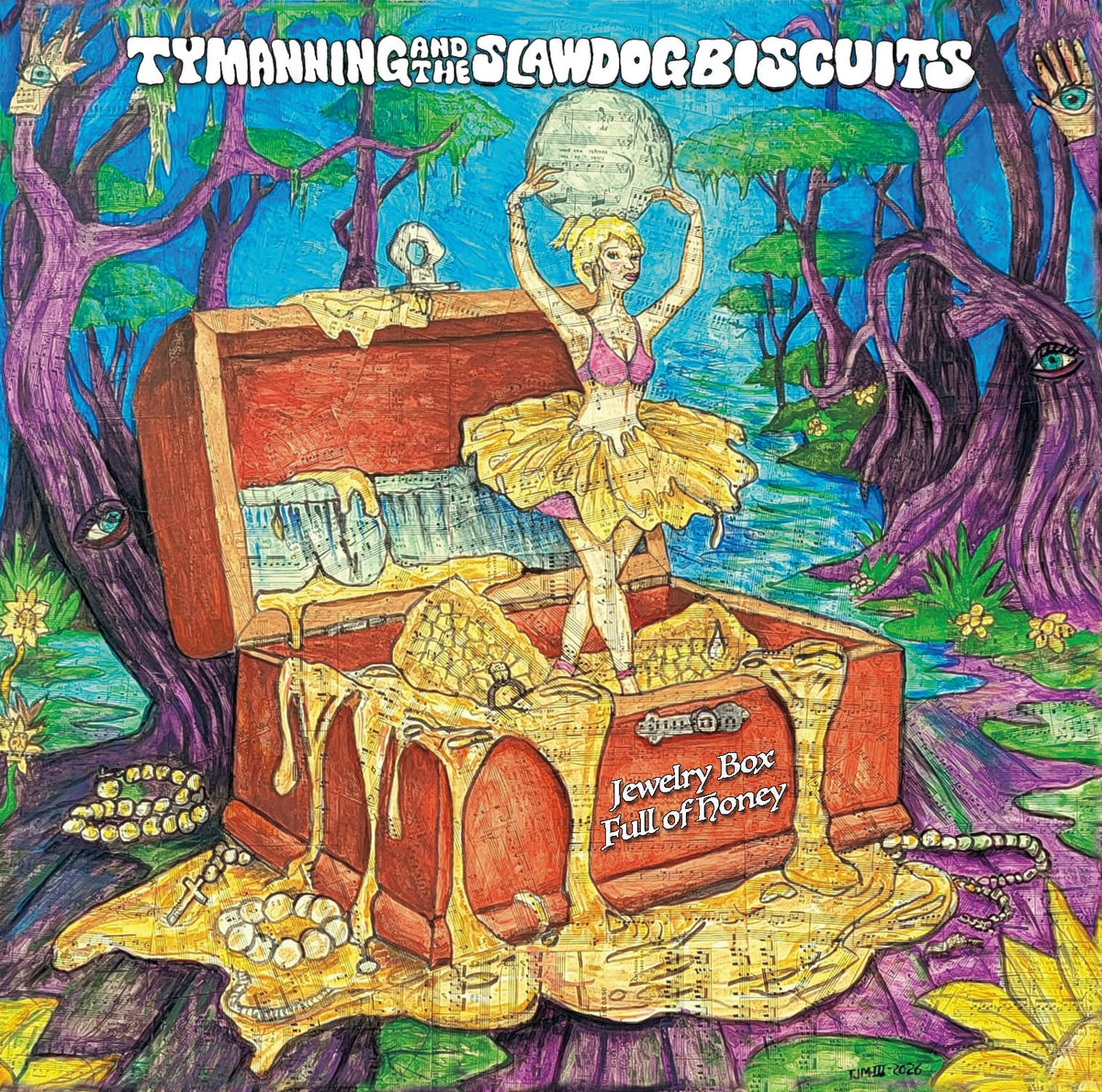 Album cover for Ty Manning's Jewelry Box Full of Honey